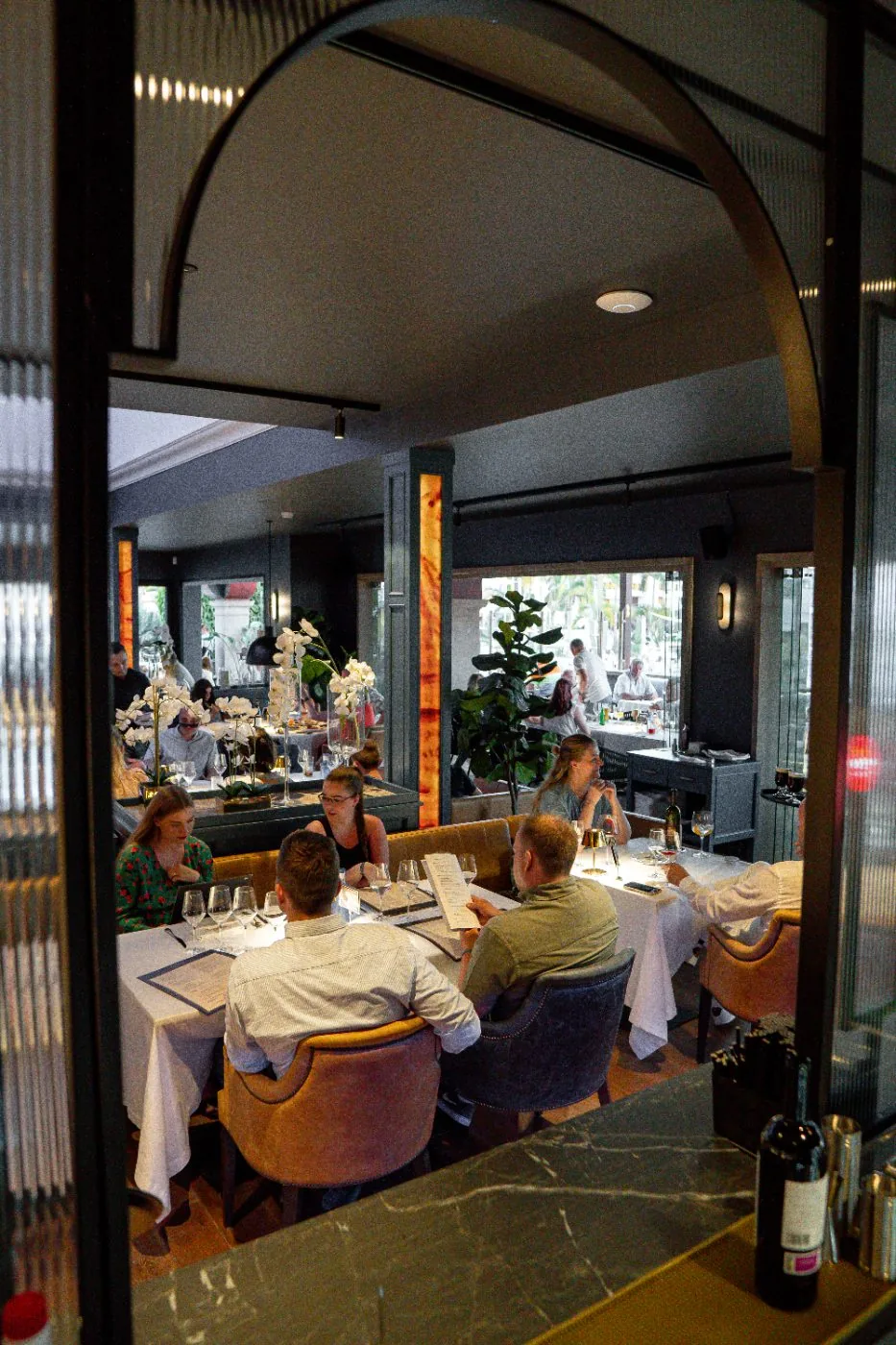 The Bank Steakhouse dining room