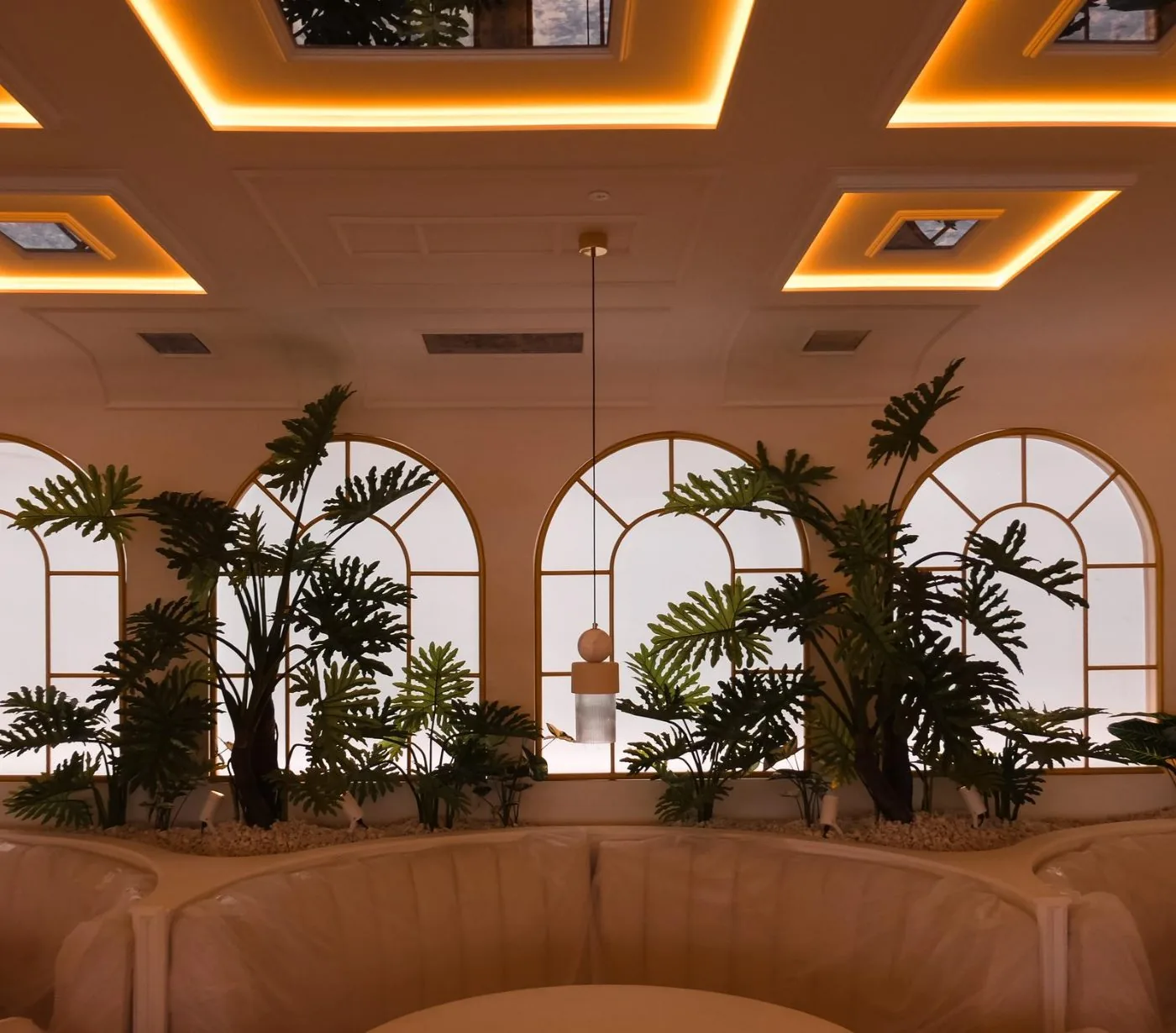 Bianco restaurant interior detail